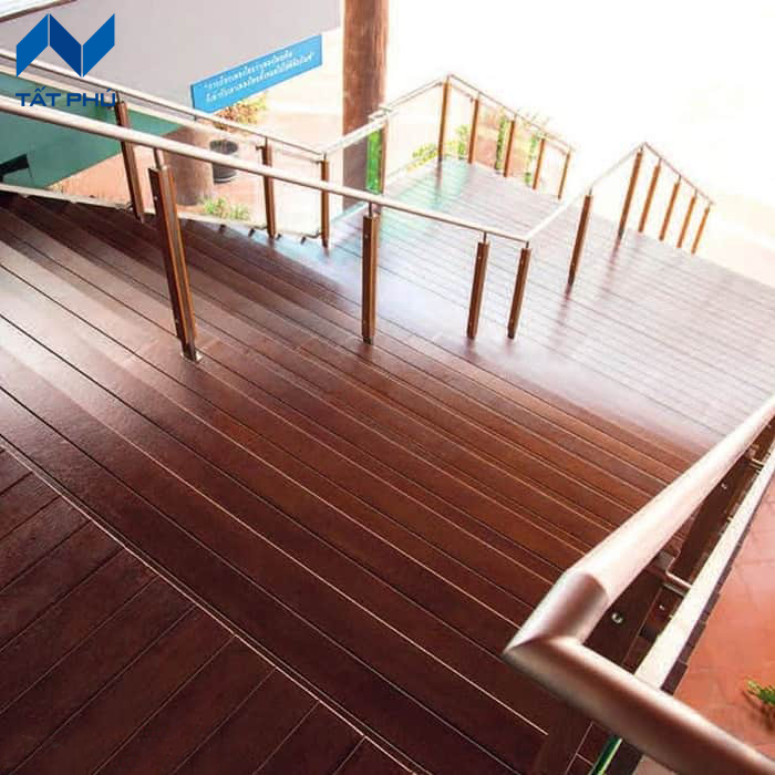Thanh ốp gỗ nhân tạo làm cầu thang smartwood – kiến trúc xanh cho không gian sống