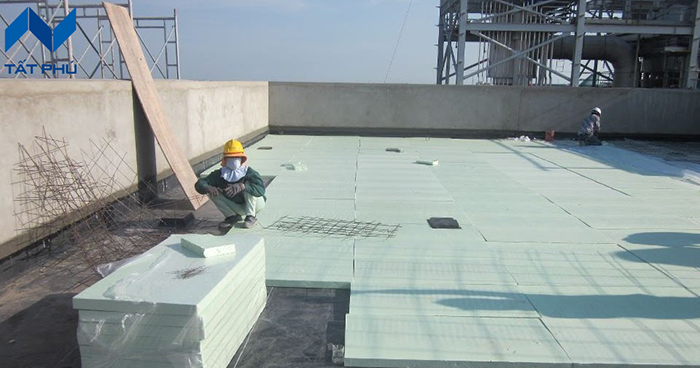 Tấm xốp Eco XPS Foam Panel chống nóng cách âm sàn mái bê tông mái tôn cũ