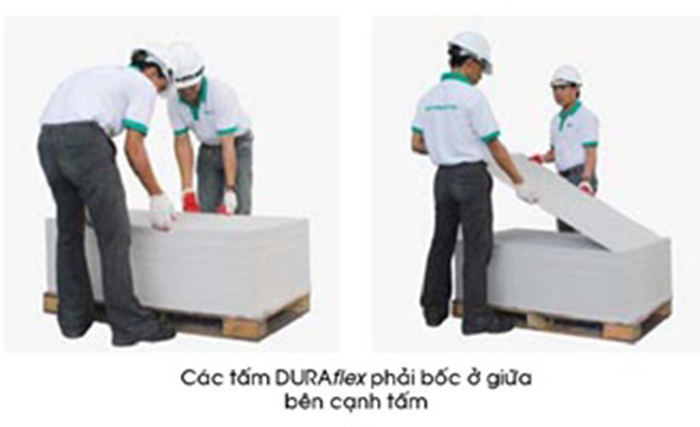 Tấm xi măng nhẹ Duraflex lót sàn, vách ngăn, trần chịu nước giá rẻ độ bền 50 năm