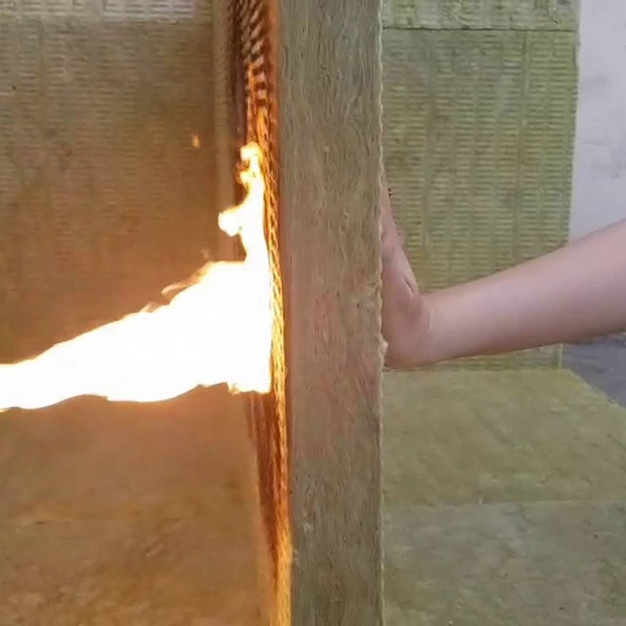 Tại sao bông sợi khoáng Dragon Rockwool lại có thể chống cháy.