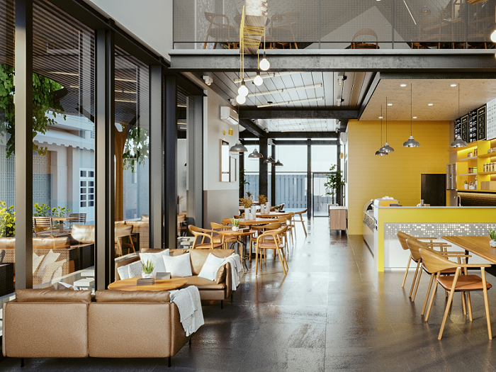 Tổng hợp top 35+ mẫu quán cafe nhà khung thép đẹp nhất năm 2021