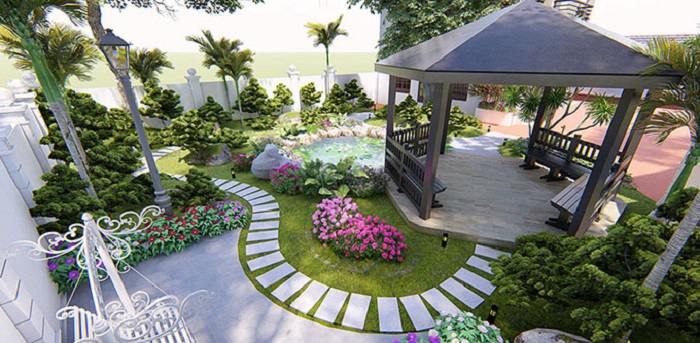 Vì sao cần thiết kế kiến trúc sân vườn tiểu cảnh dành cho biệt thự
